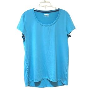 MARMOT All Around Tee Turquoise Blue Heather Size XL